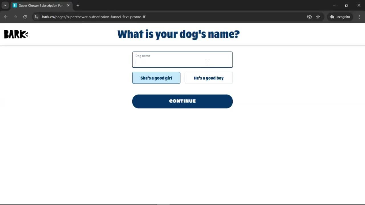 Upgrading your account screenshot