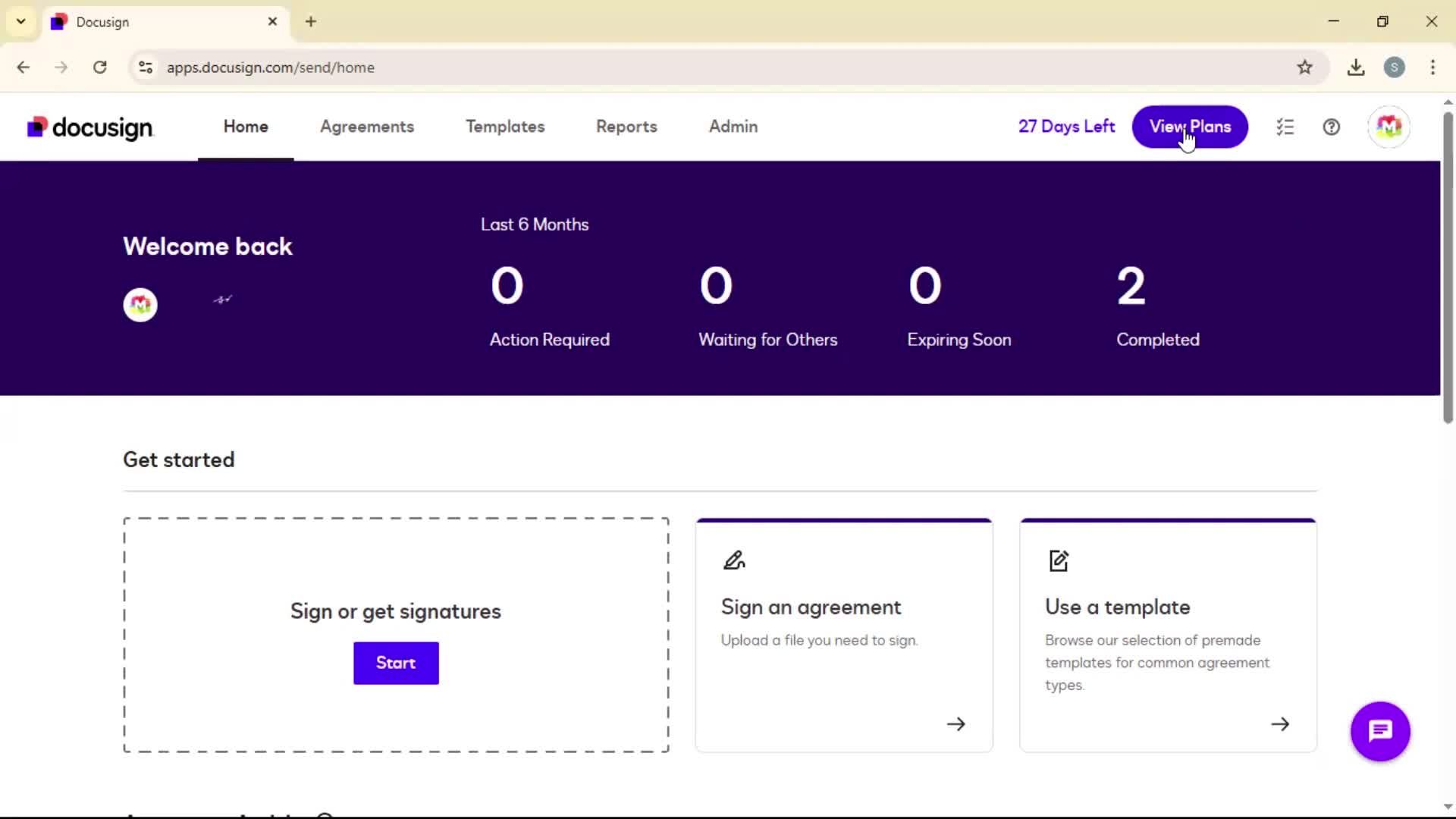Upgrading your account on Docusign video thumbnail