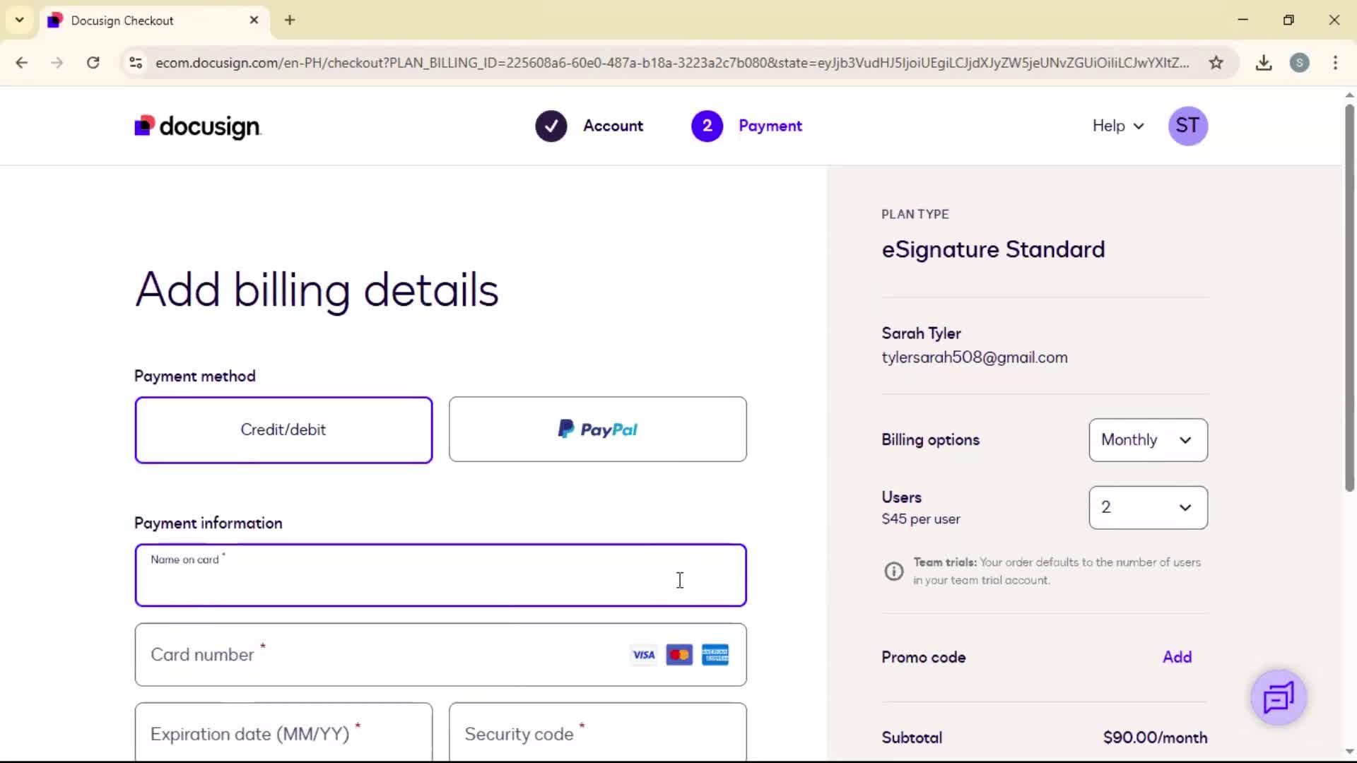Upgrading your account on Docusign video thumbnail