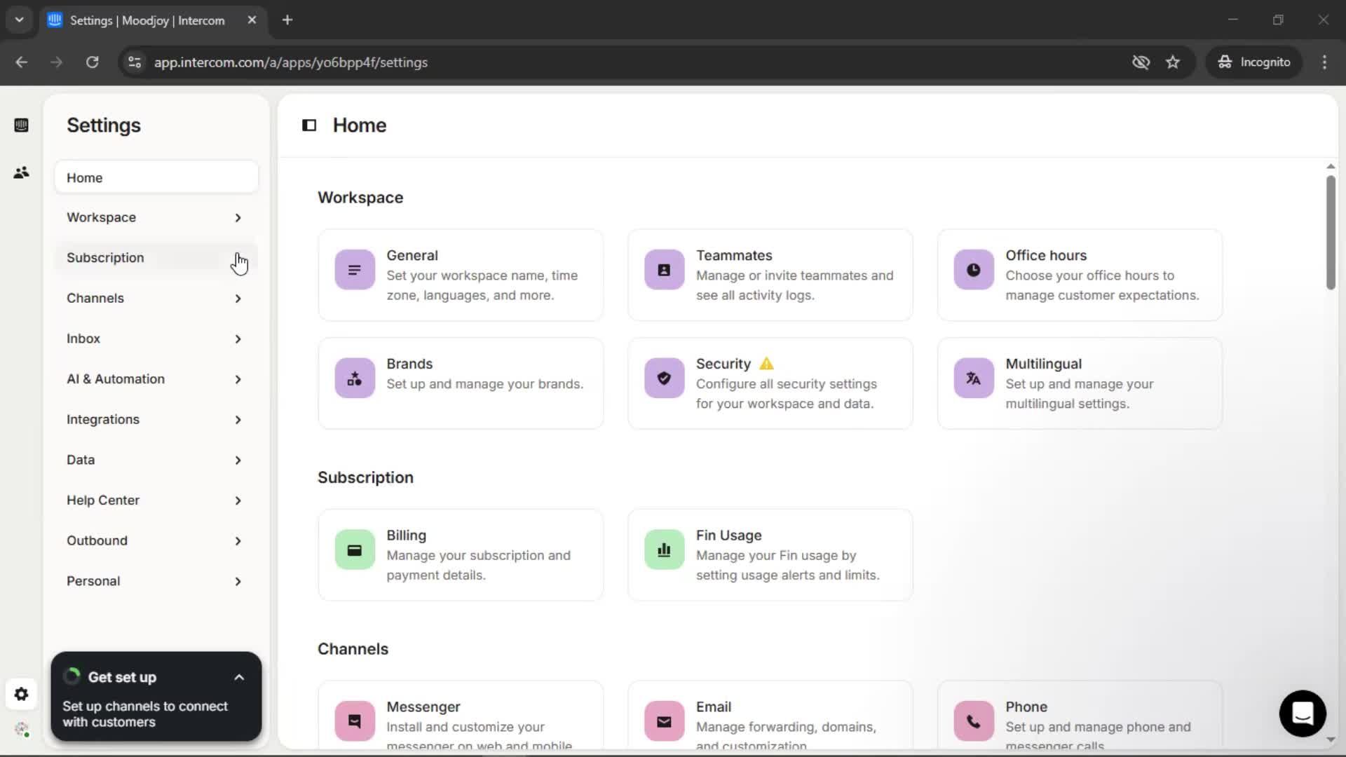 Upgrading your account screenshot