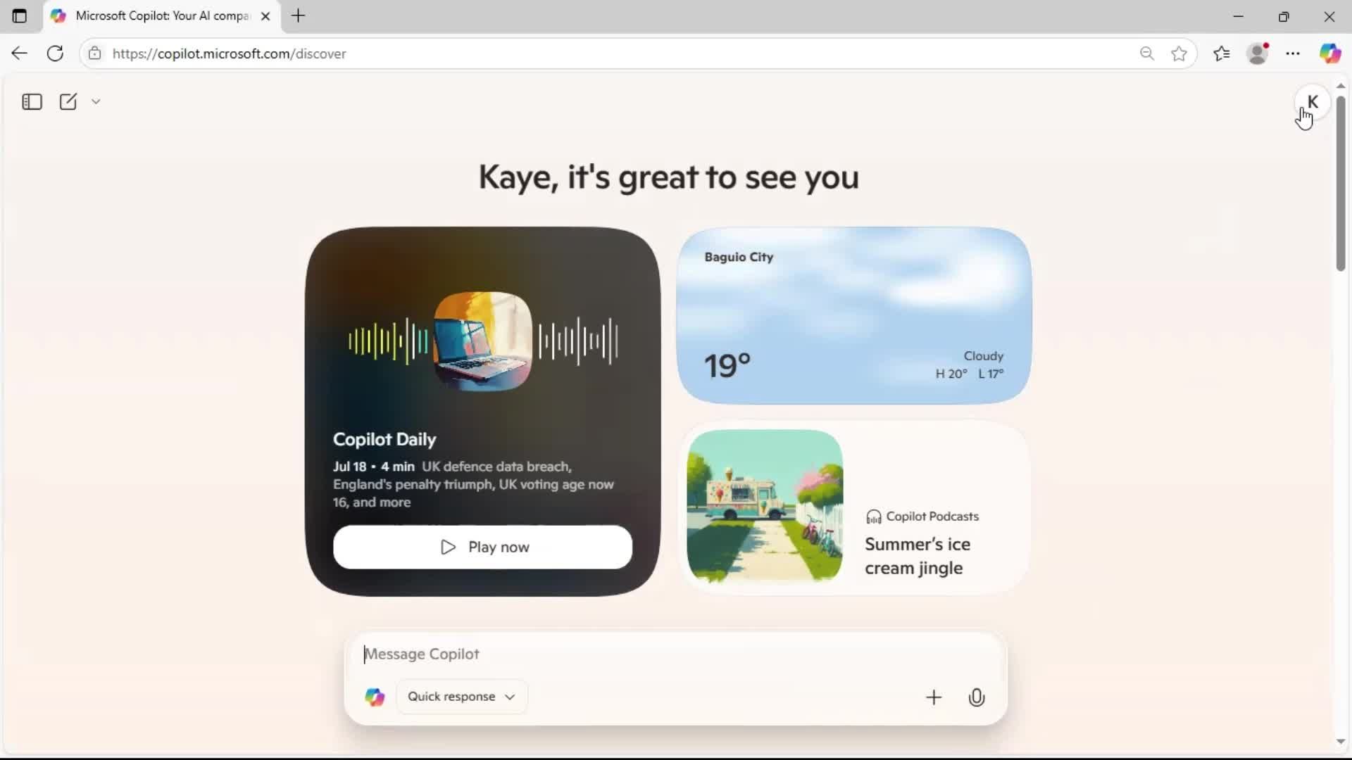 Upgrading your account screenshot
