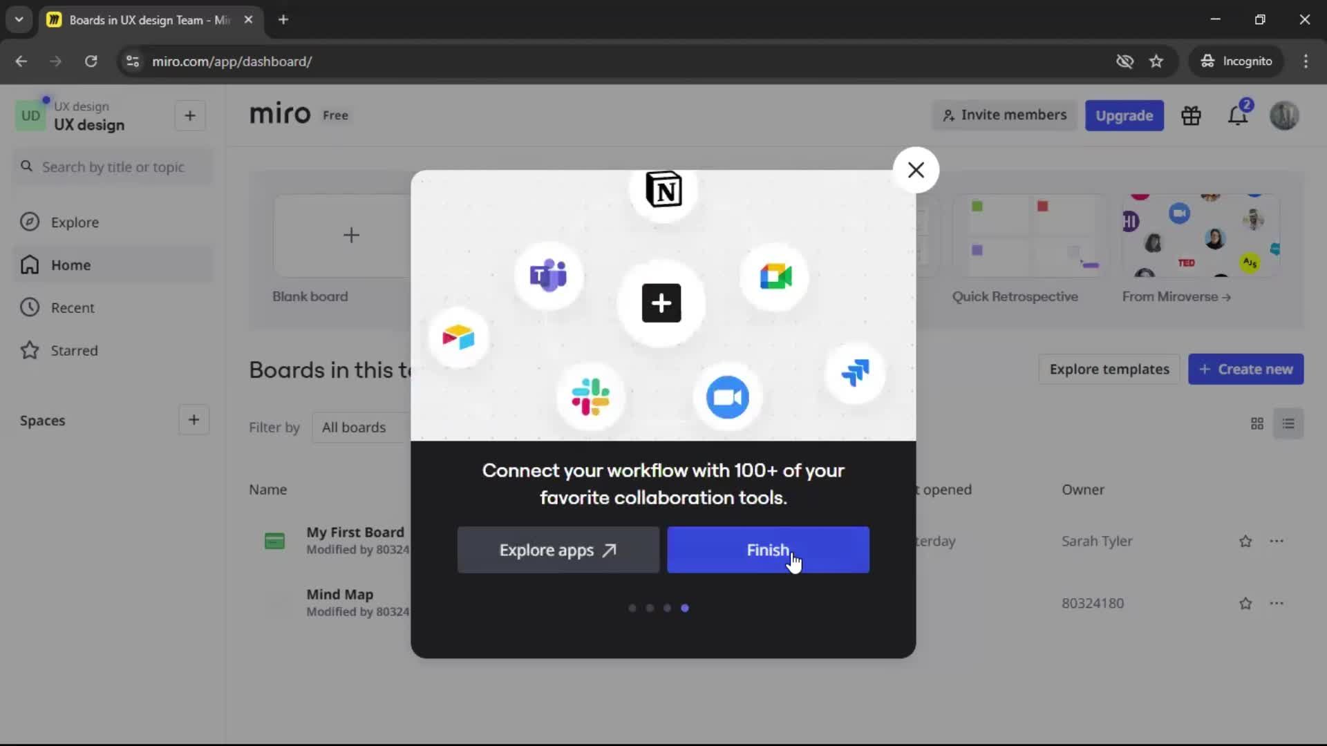 Upgrading your account screenshot