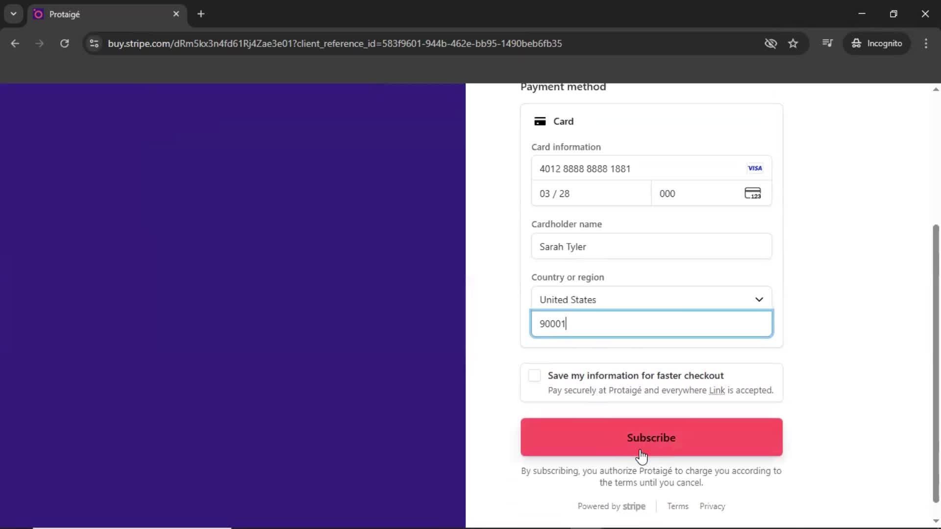 Upgrading your account screenshot