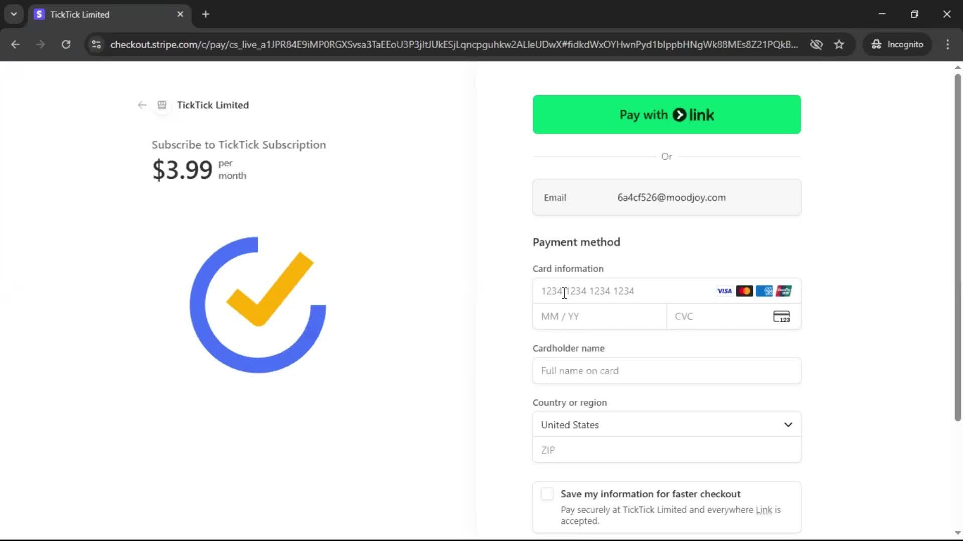 Upgrading your account screenshot