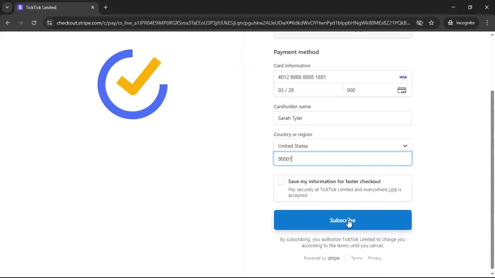 Upgrading your account screenshot