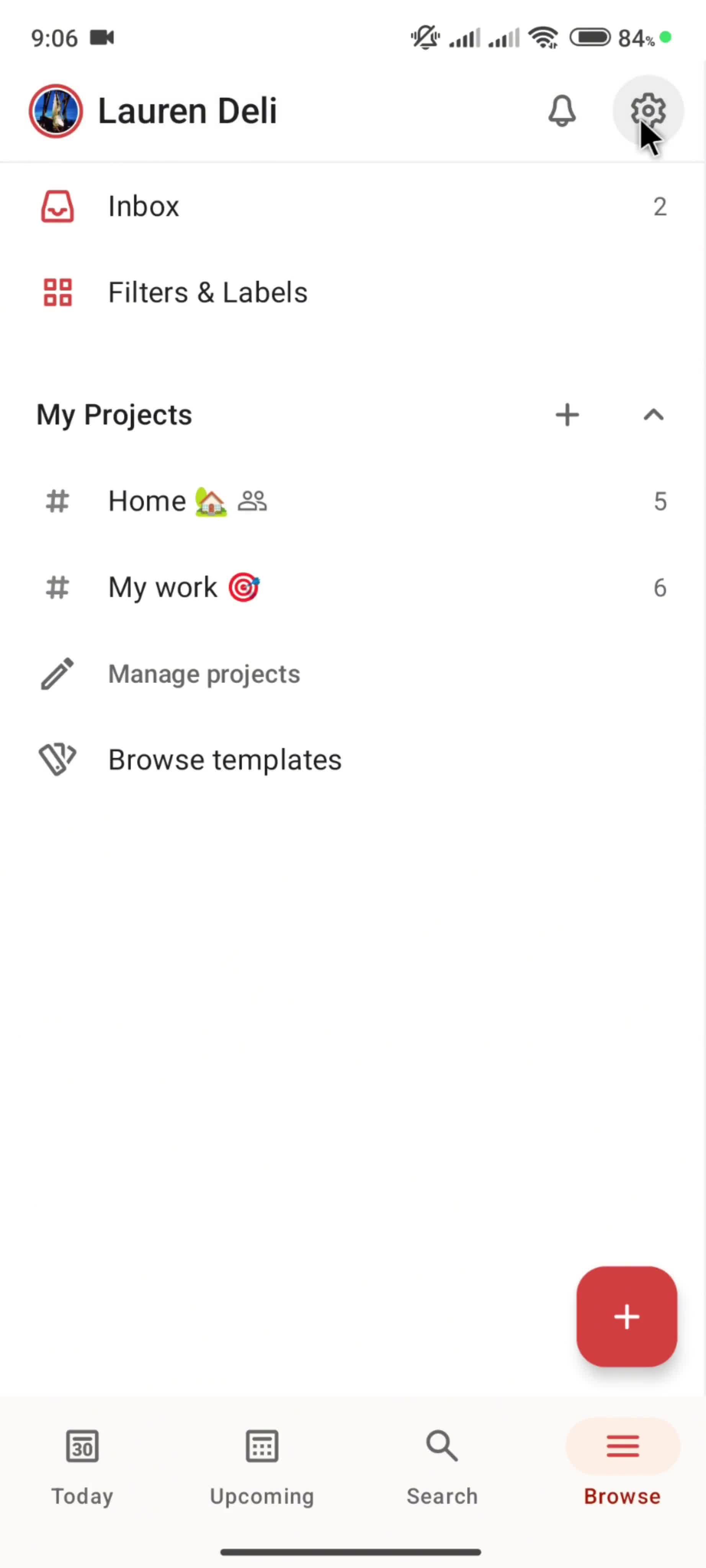Upgrading your account screenshot