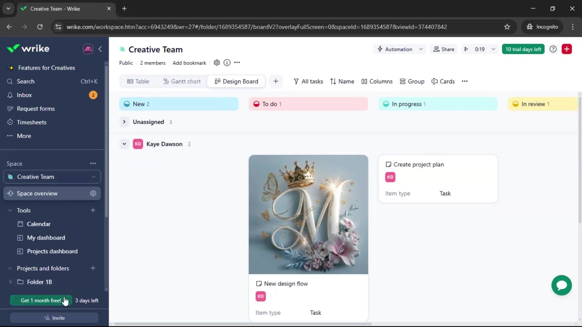 Upgrading your account screenshot