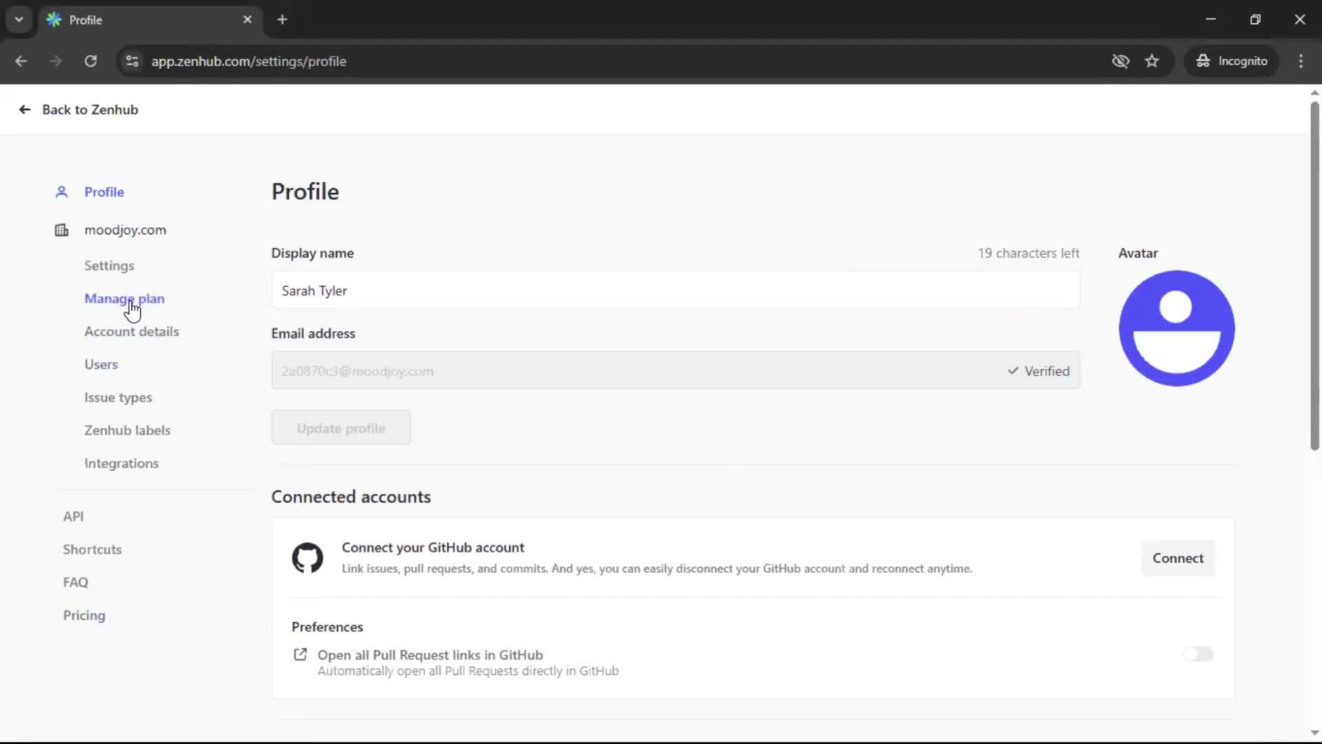 Upgrading your account screenshot
