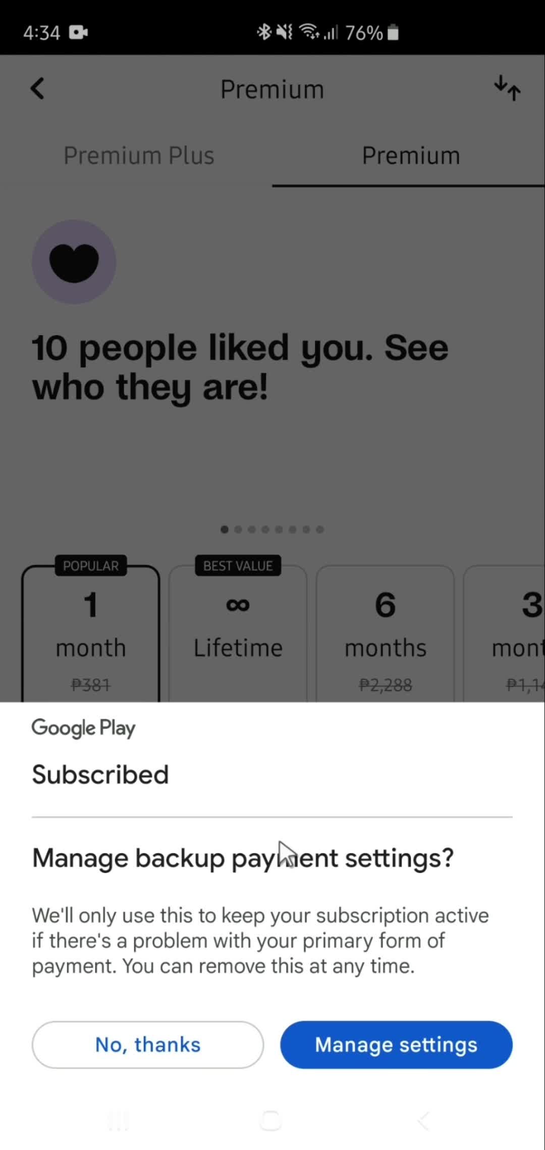 Upgrading your subscription on Badoo video thumbnail