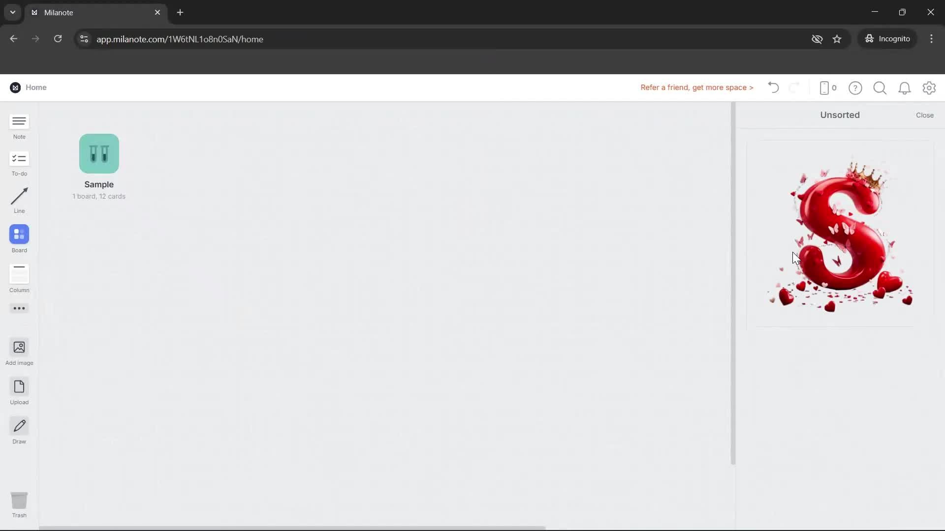 Uploading photos screenshot