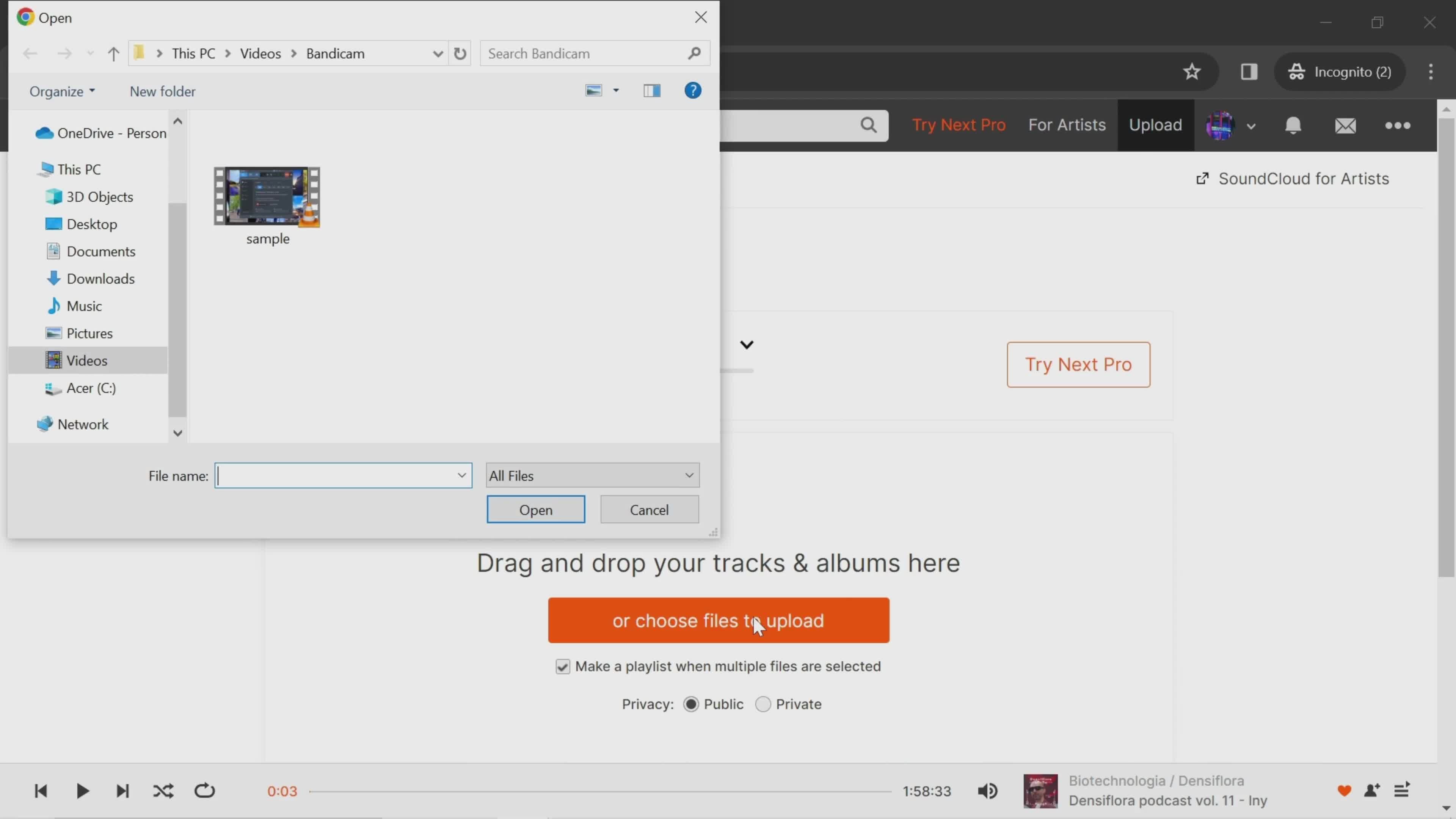 Uploading tracks on SoundCloud video thumbnail