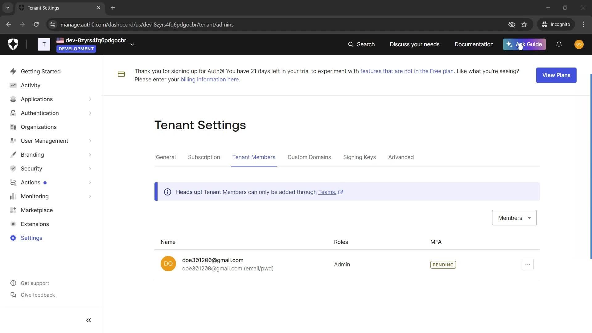 Using AI screenshot