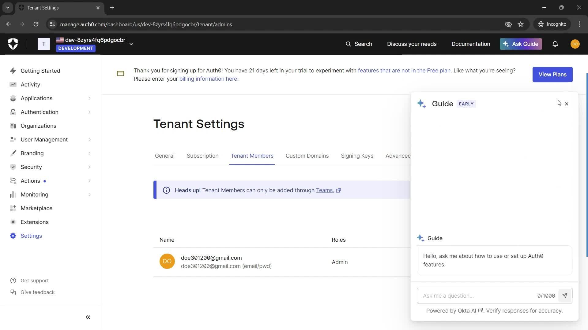 Using AI screenshot