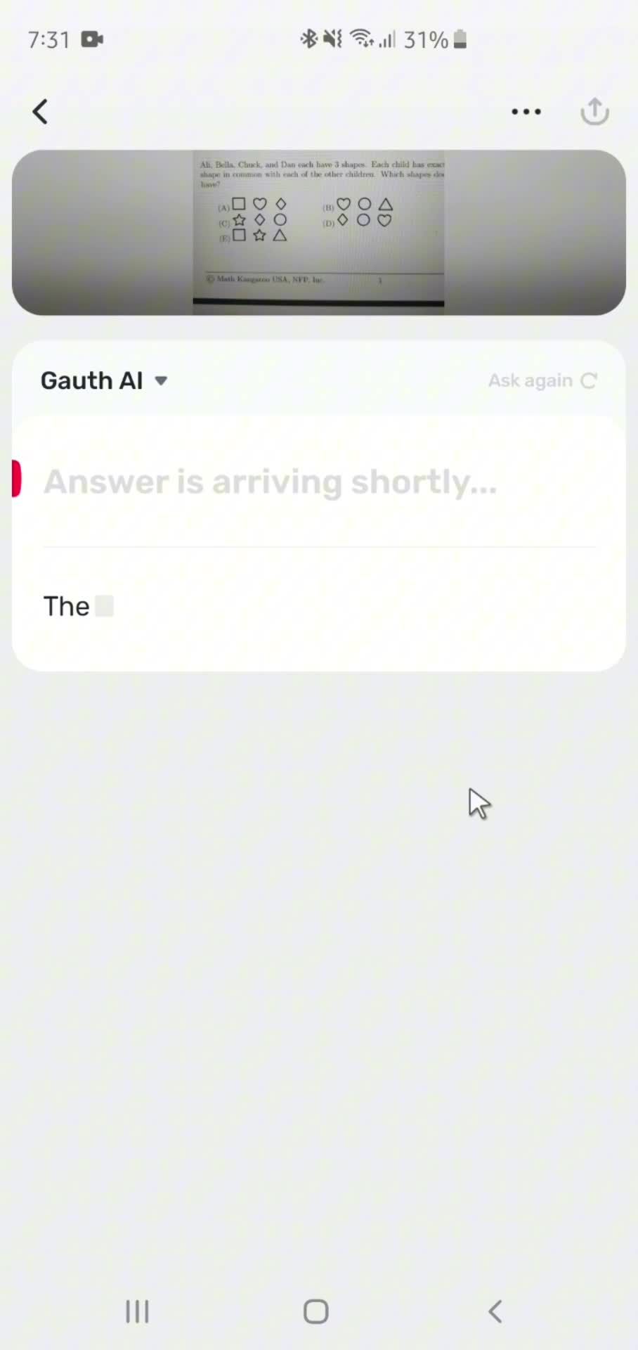 Using AI screenshot