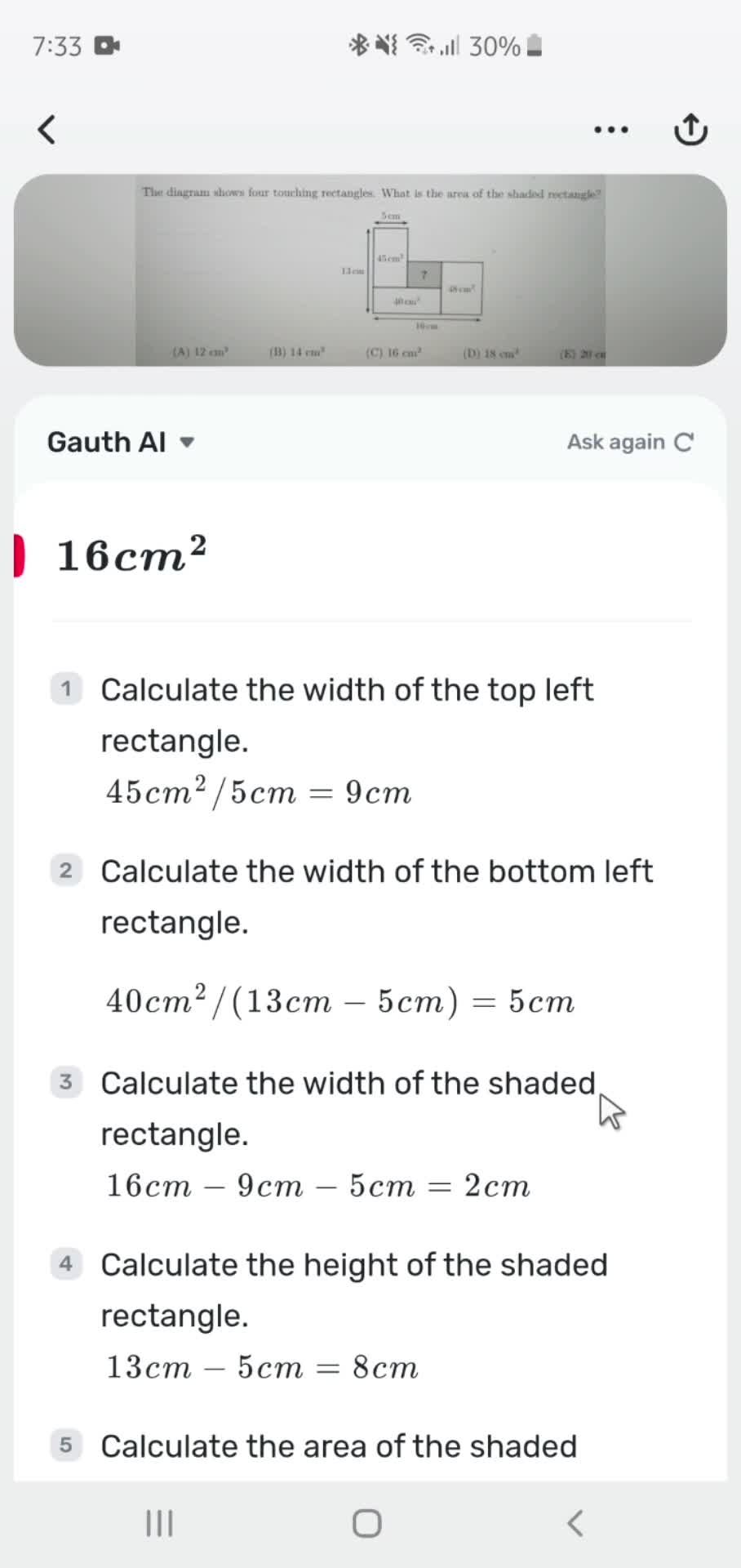 Using AI screenshot