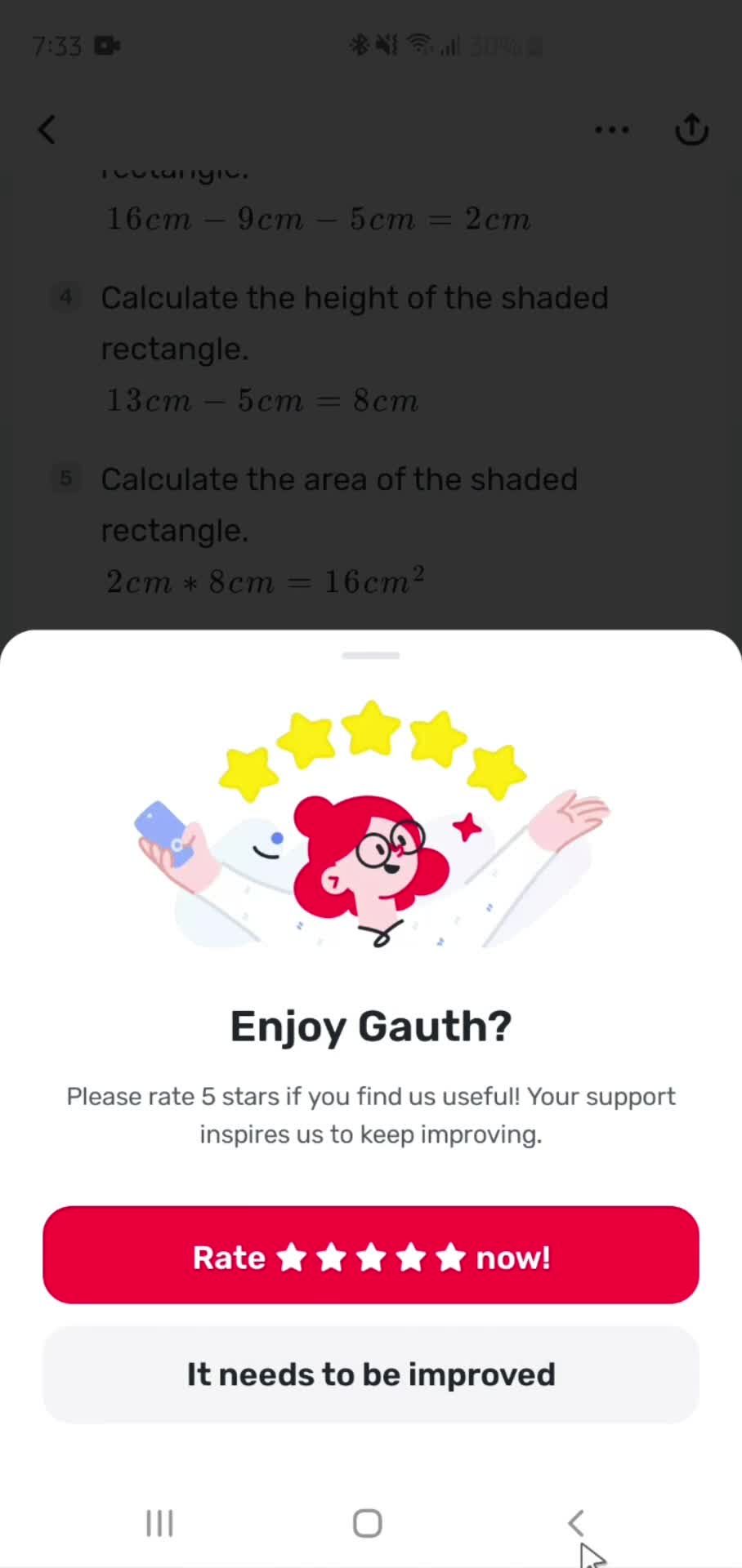 Using AI screenshot