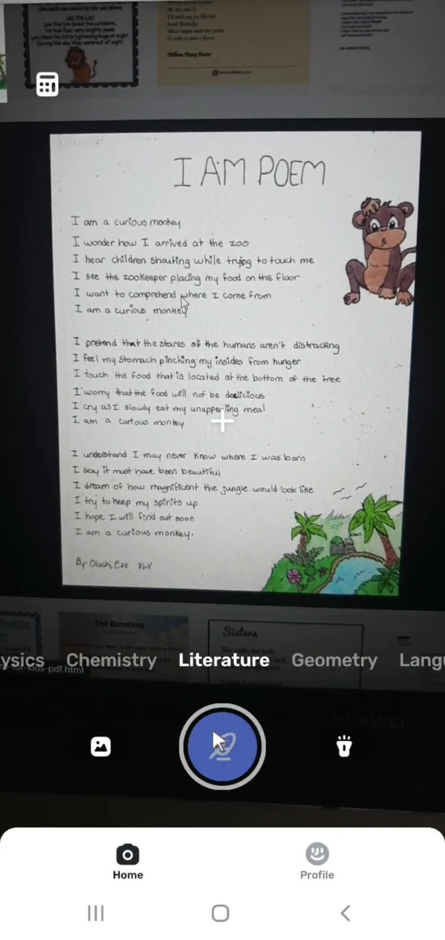 Using AI screenshot