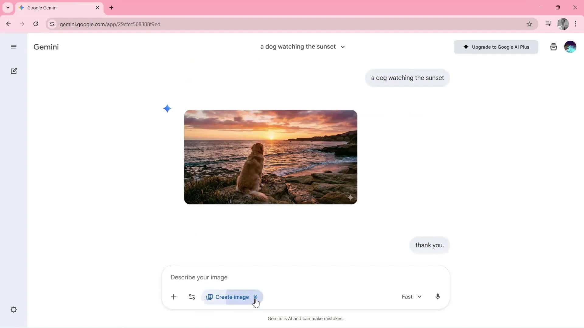 Using AI tools screenshot