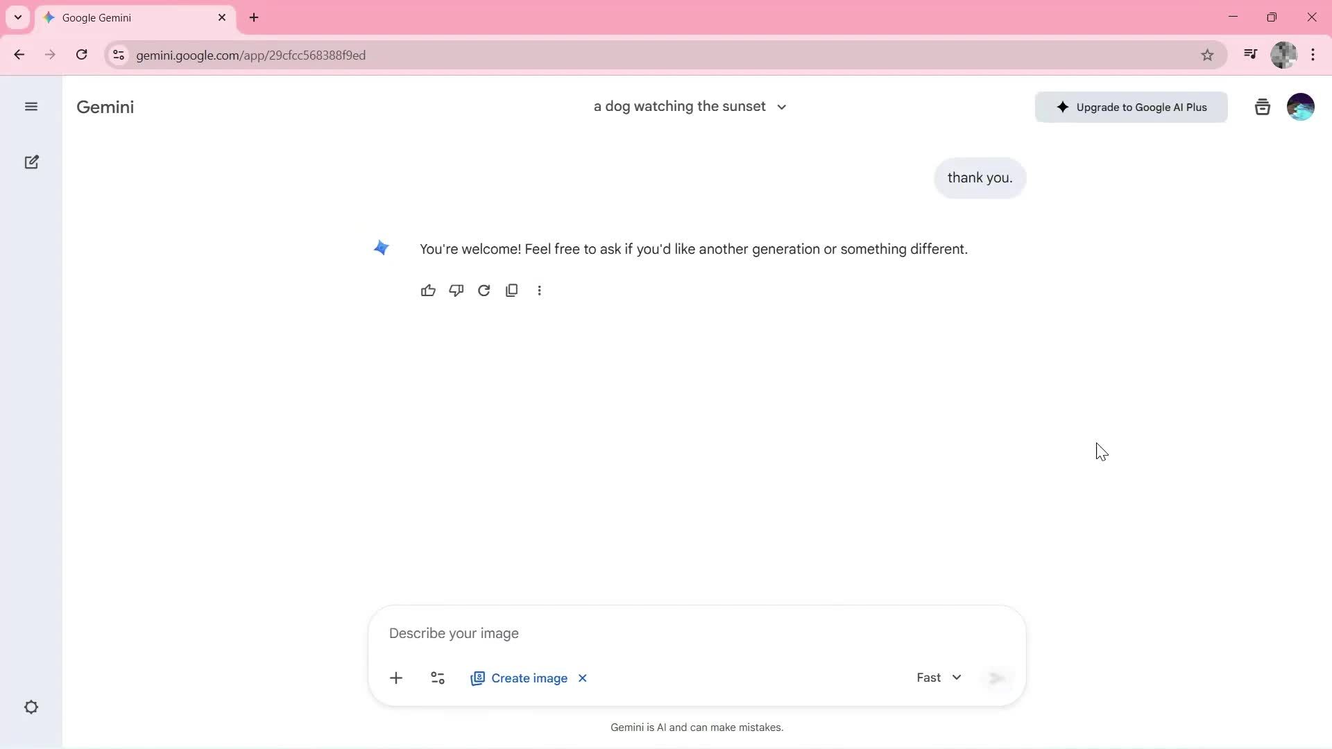 Using AI tools screenshot