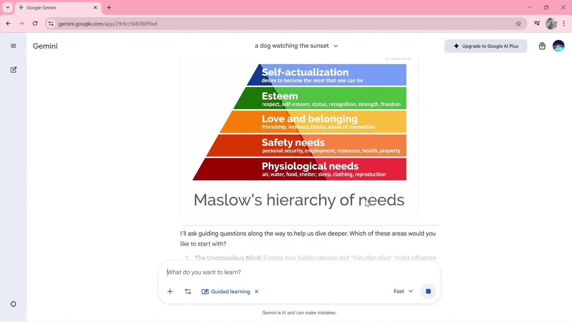 Using AI tools screenshot