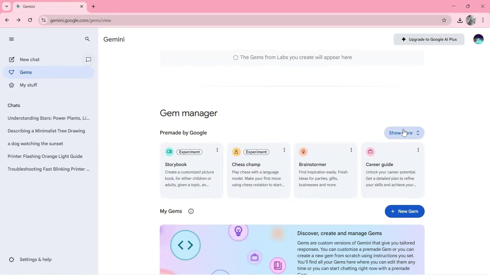 Generating AI artwork screenshot