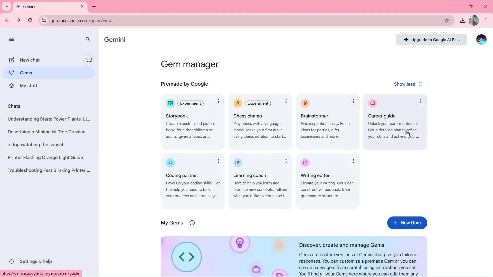 Generating AI artwork screenshot