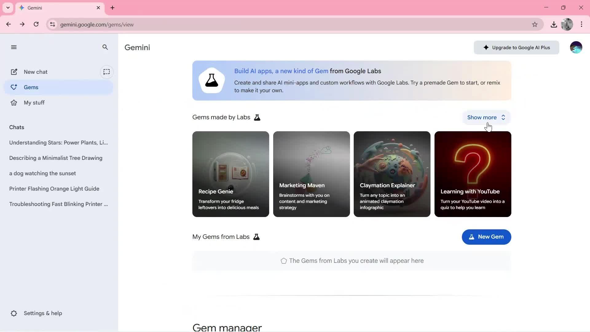 Generating AI artwork screenshot