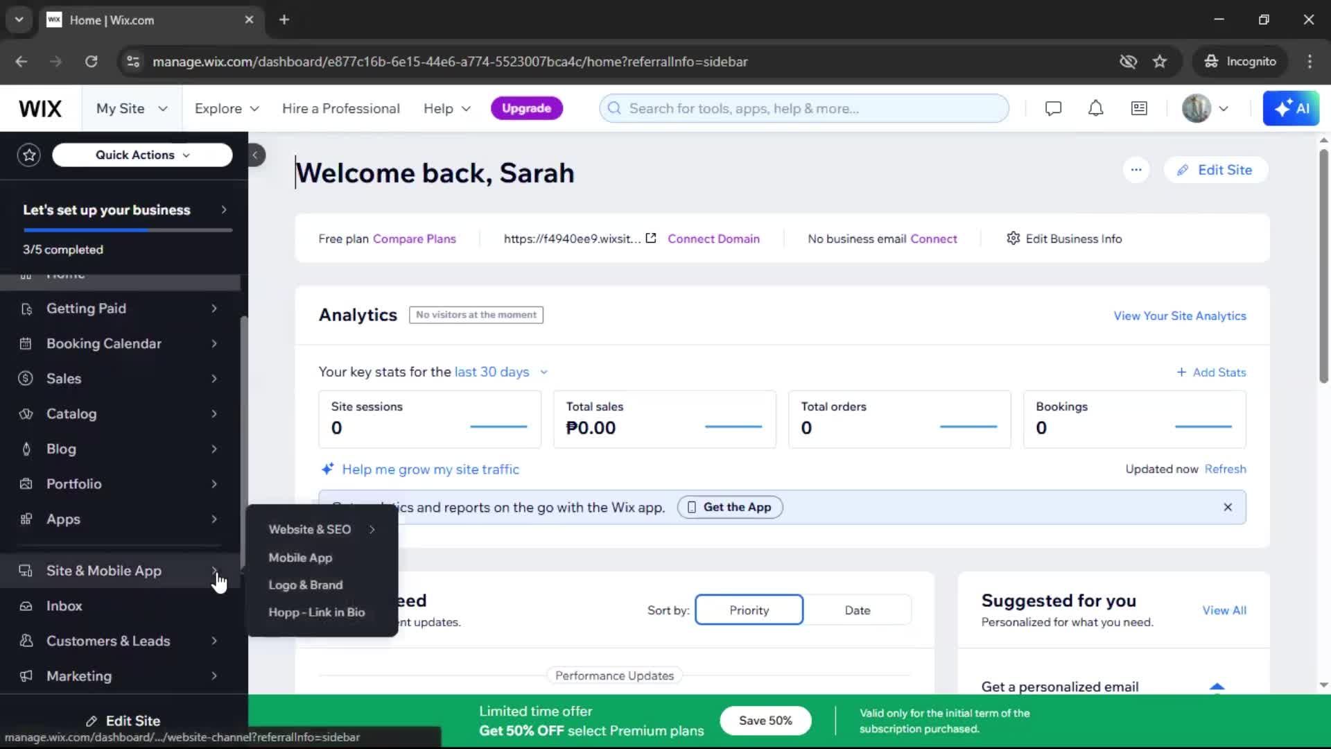 Version history screenshot