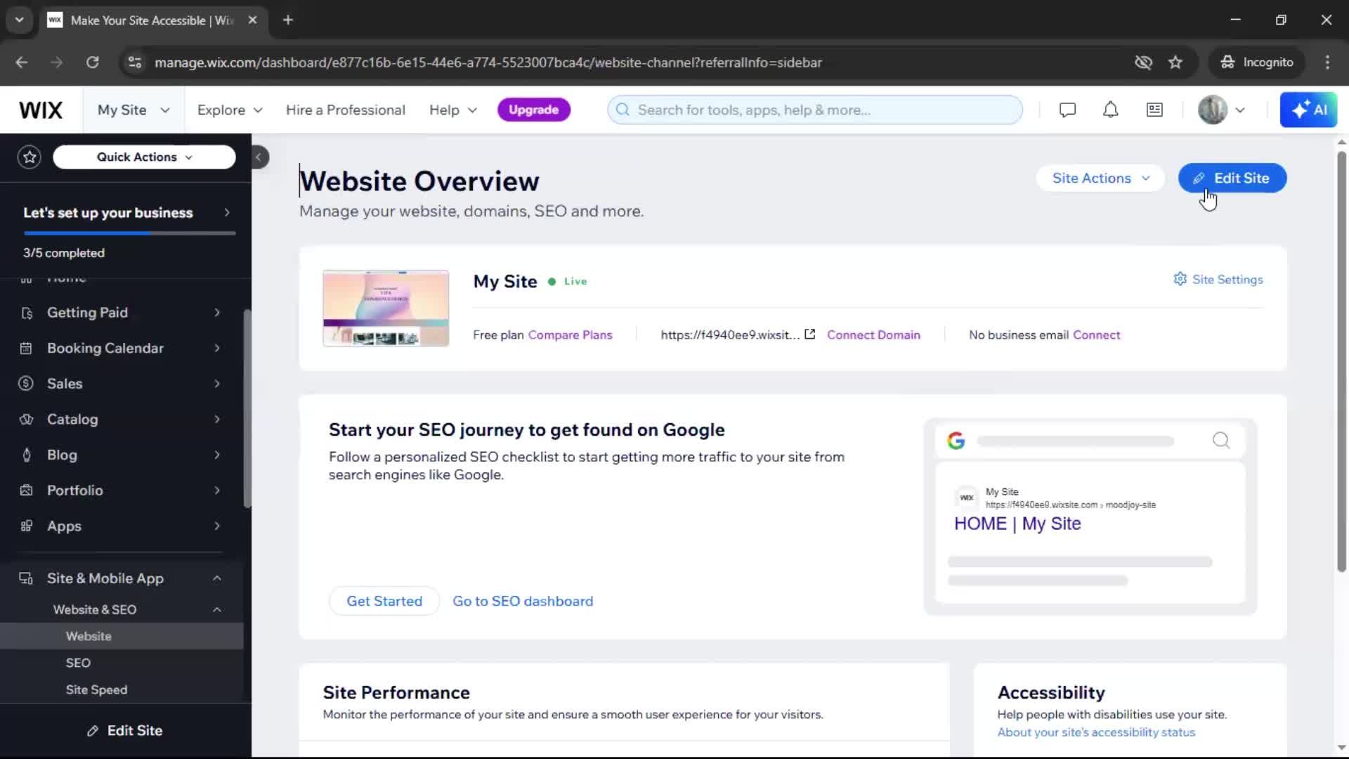 Version history screenshot