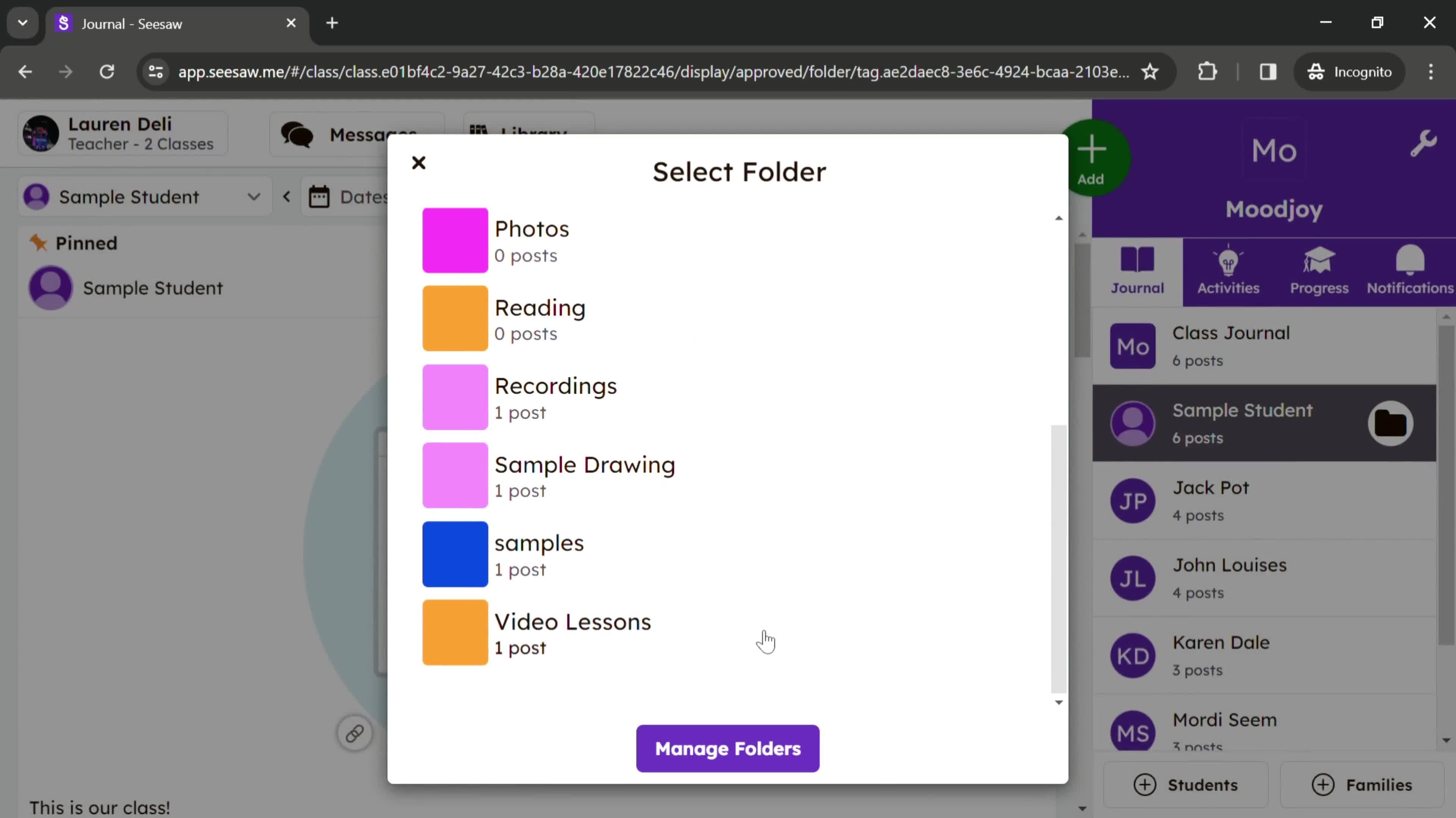 Recording a video on Seesaw video thumbnail