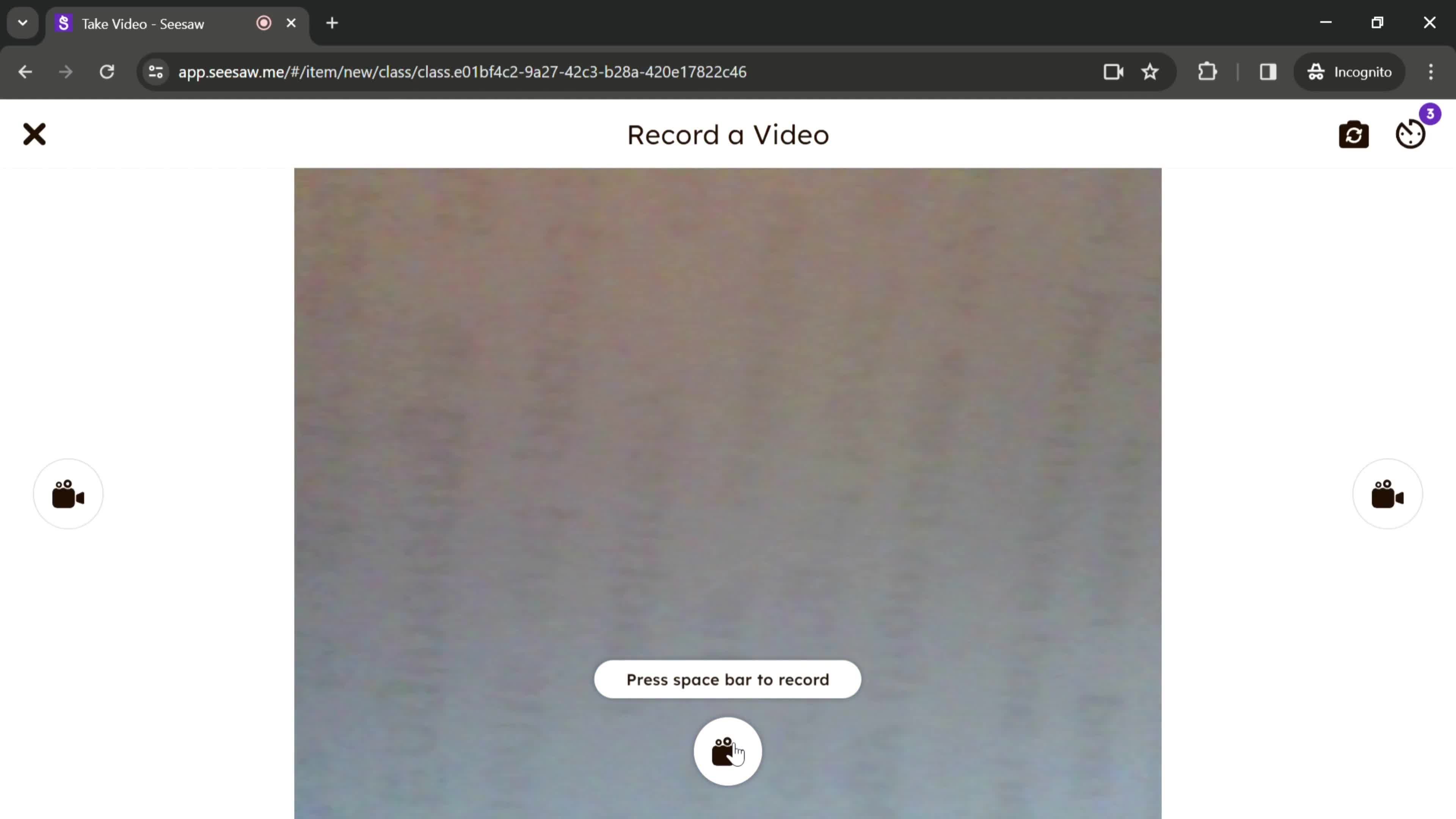 Recording a video on Seesaw video thumbnail