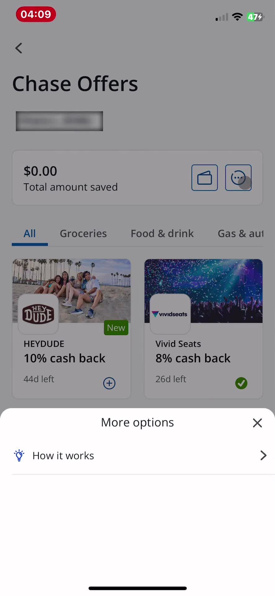 Offers on Chase video thumbnail