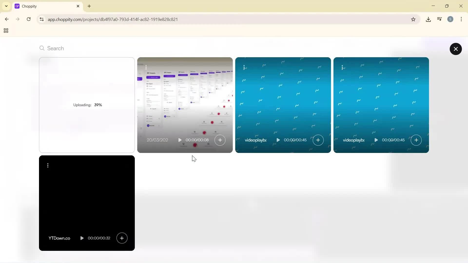 Creating a project screenshot