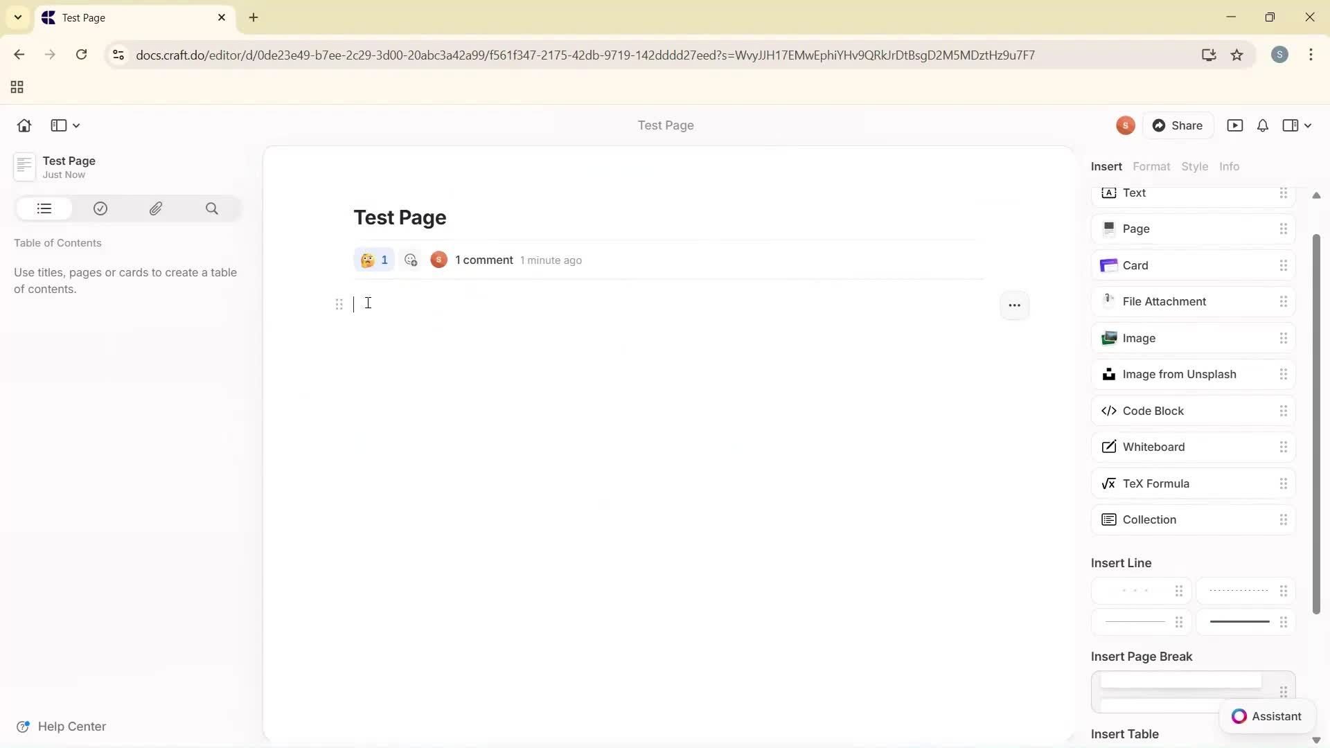Creating a document screenshot