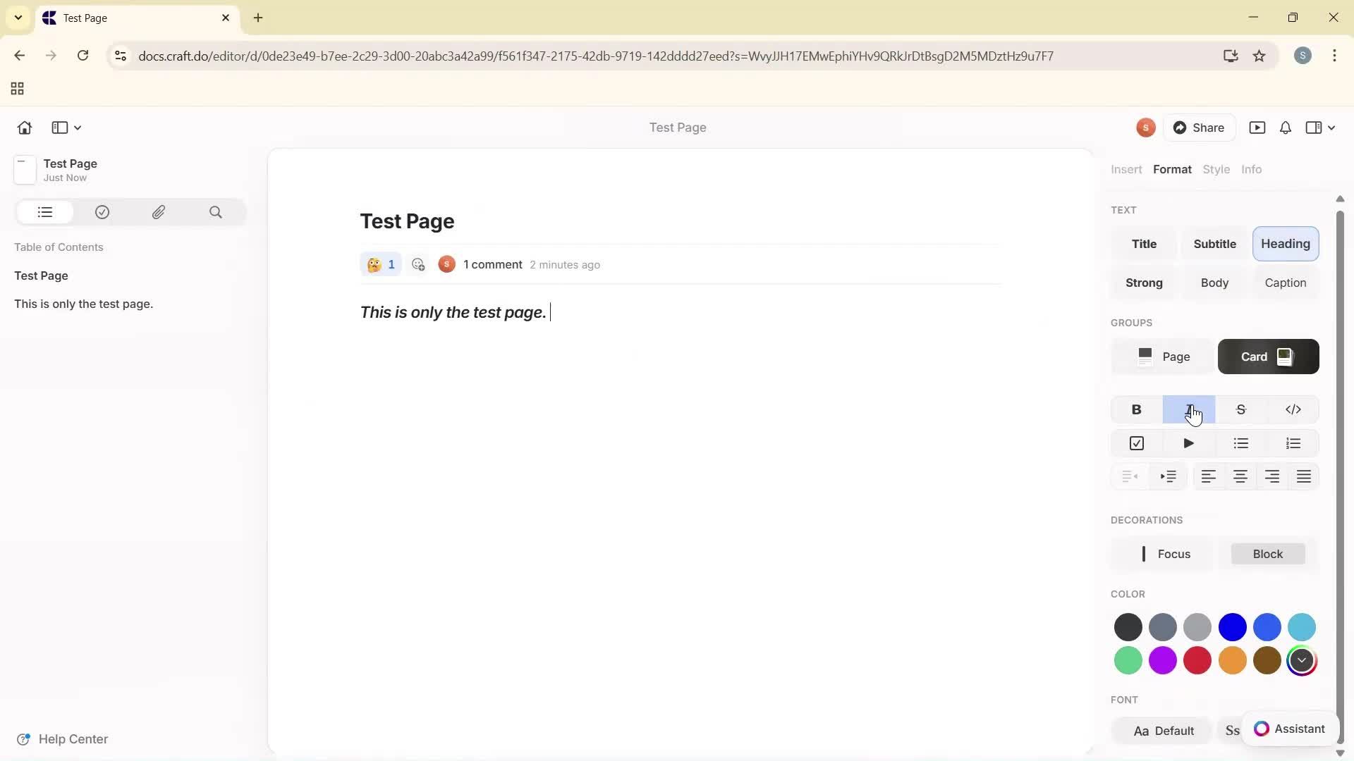 Creating a document screenshot