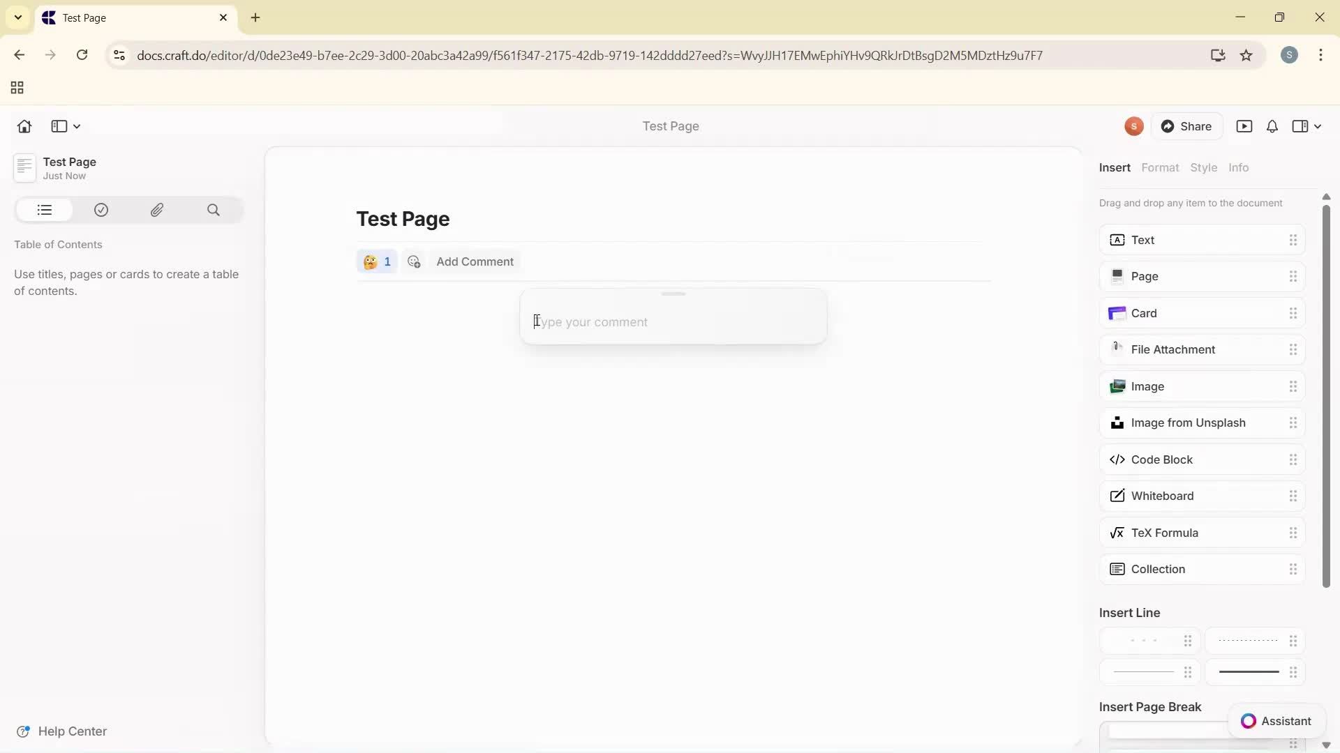 Creating a document screenshot