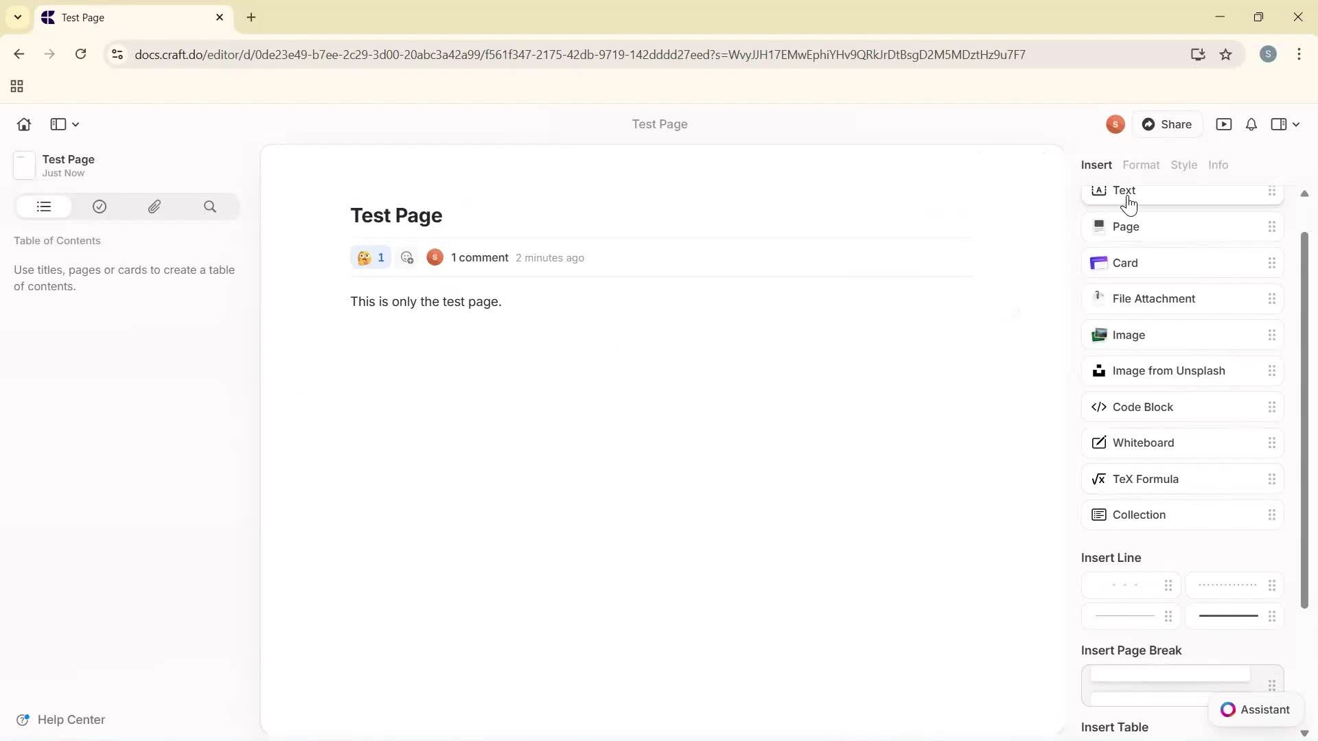 Creating a document screenshot