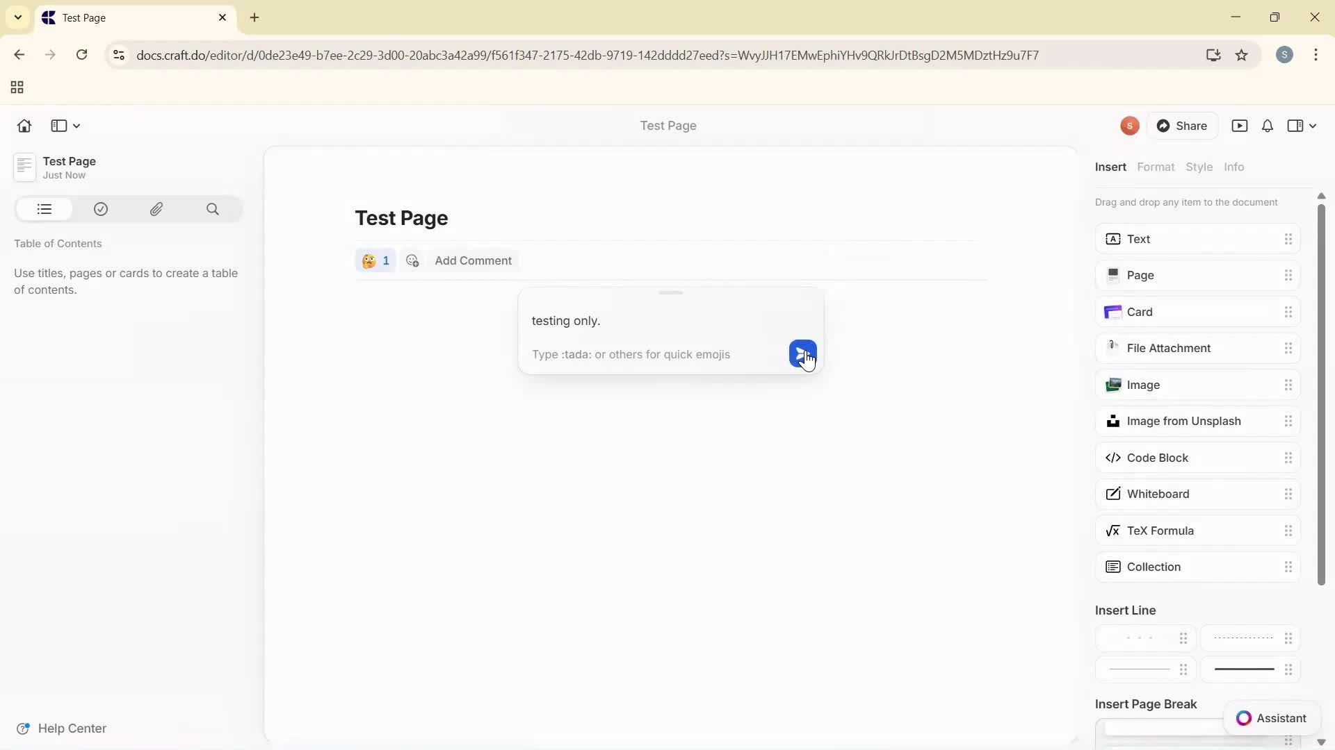 Creating a document screenshot