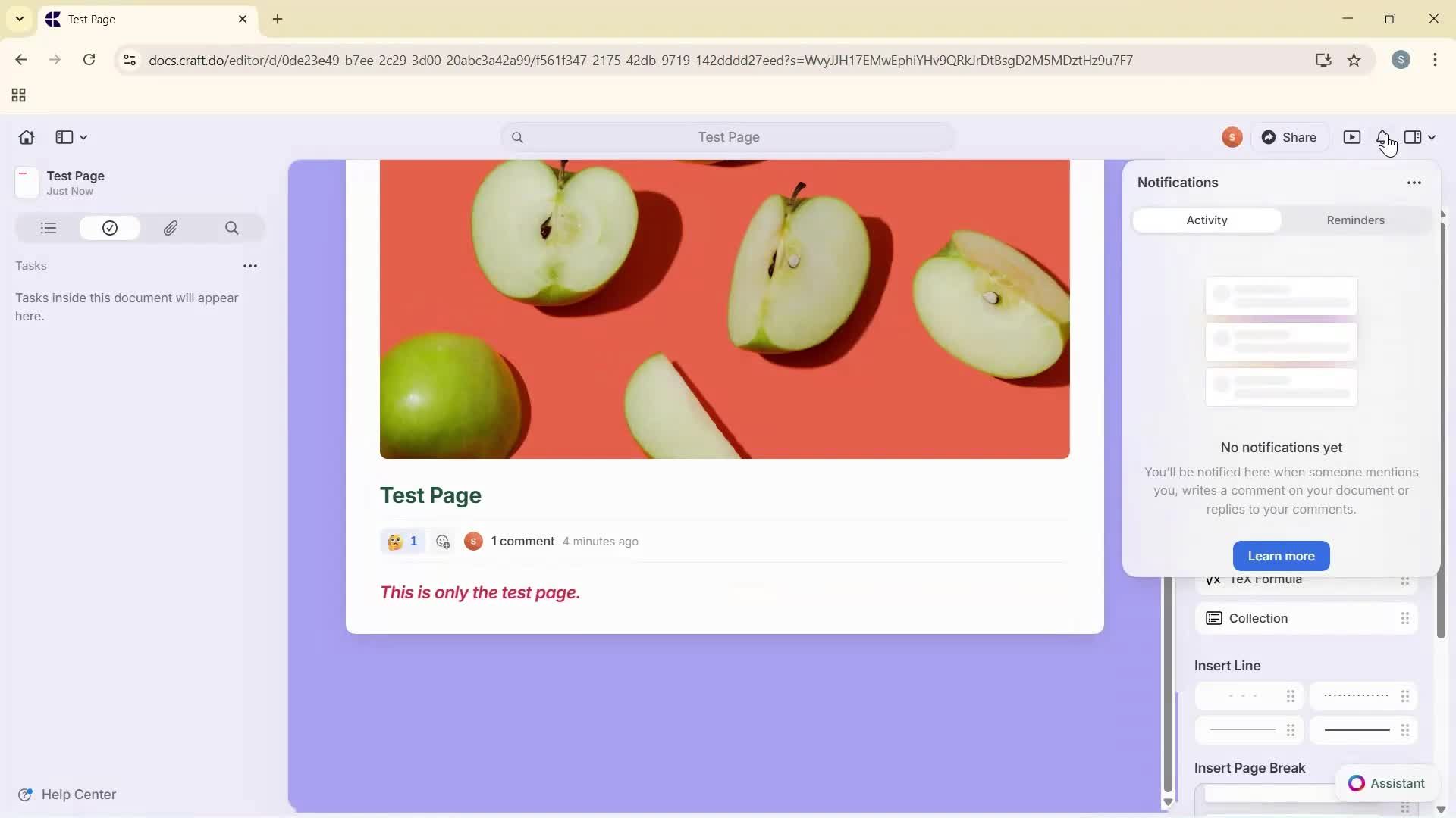 Creating a document screenshot