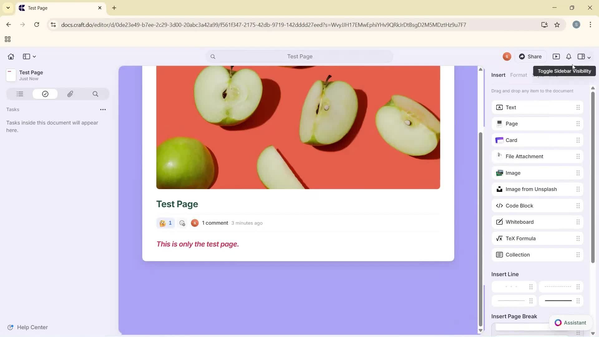 Creating a document screenshot