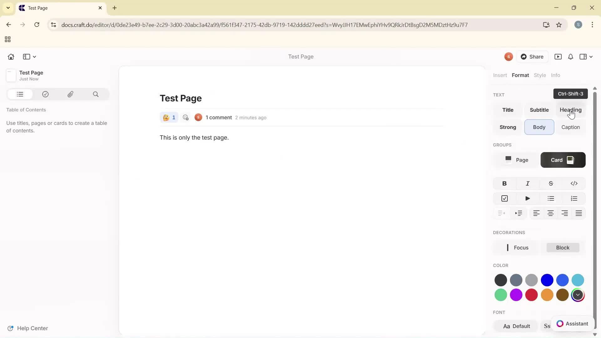 Creating a document screenshot