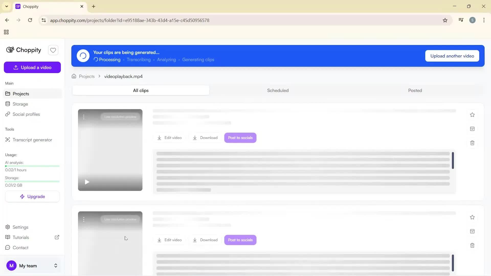 Editing a video screenshot