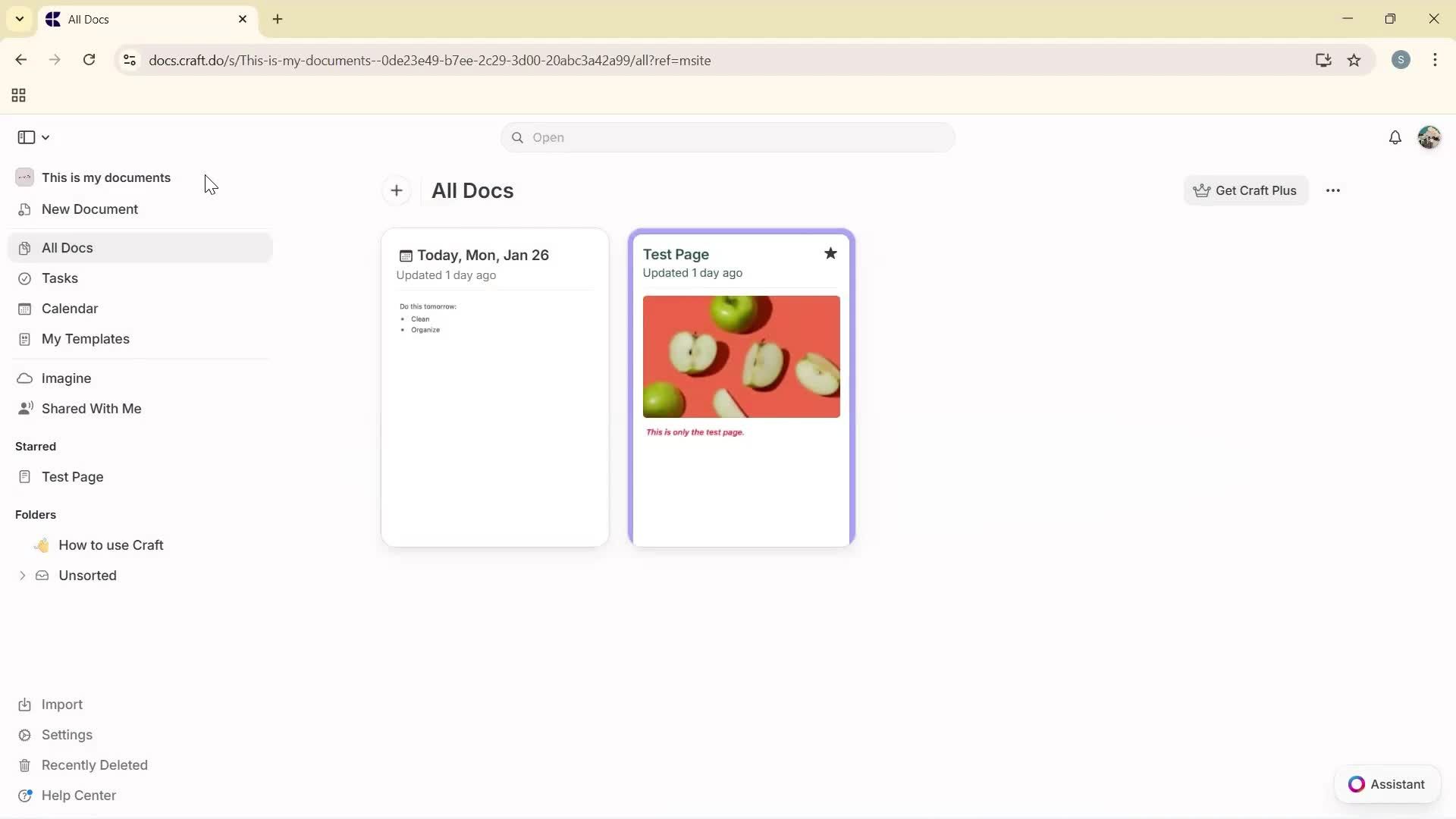 General browsing screenshot