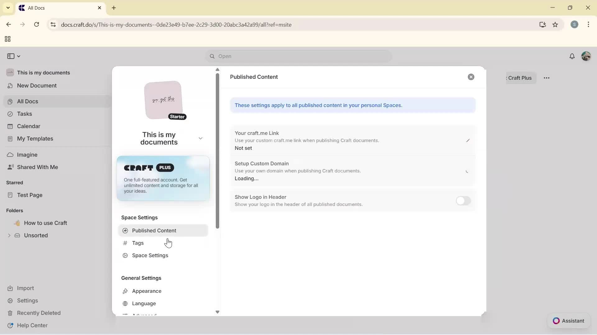 General browsing screenshot