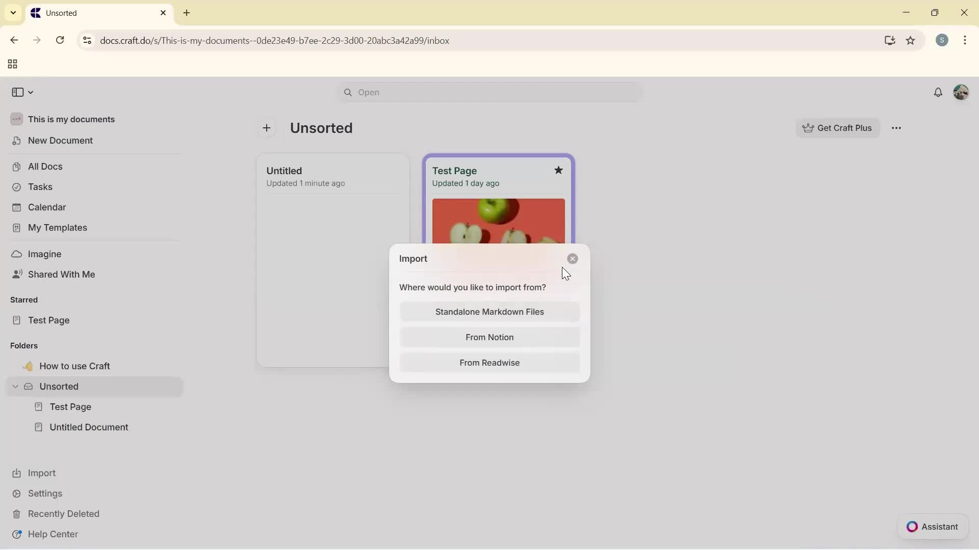 General browsing screenshot