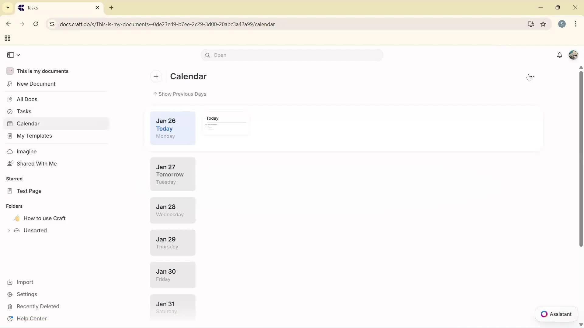 General browsing screenshot