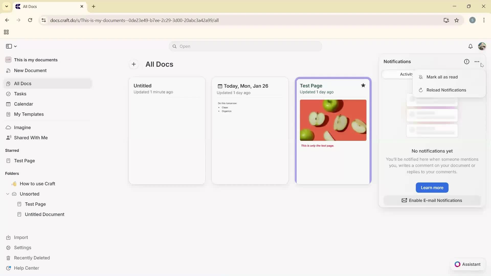 General browsing on Craft.do video thumbnail