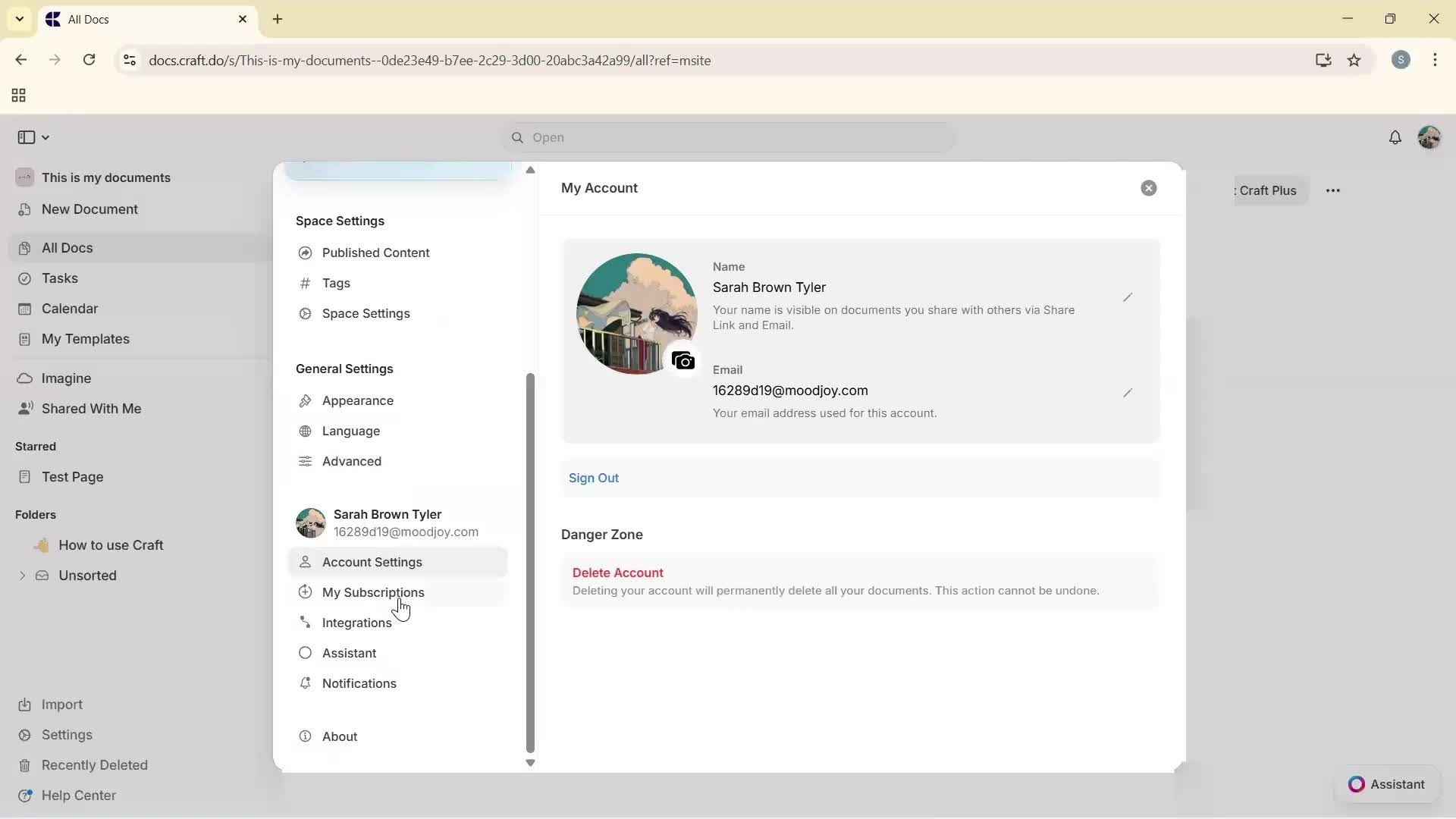 General browsing screenshot