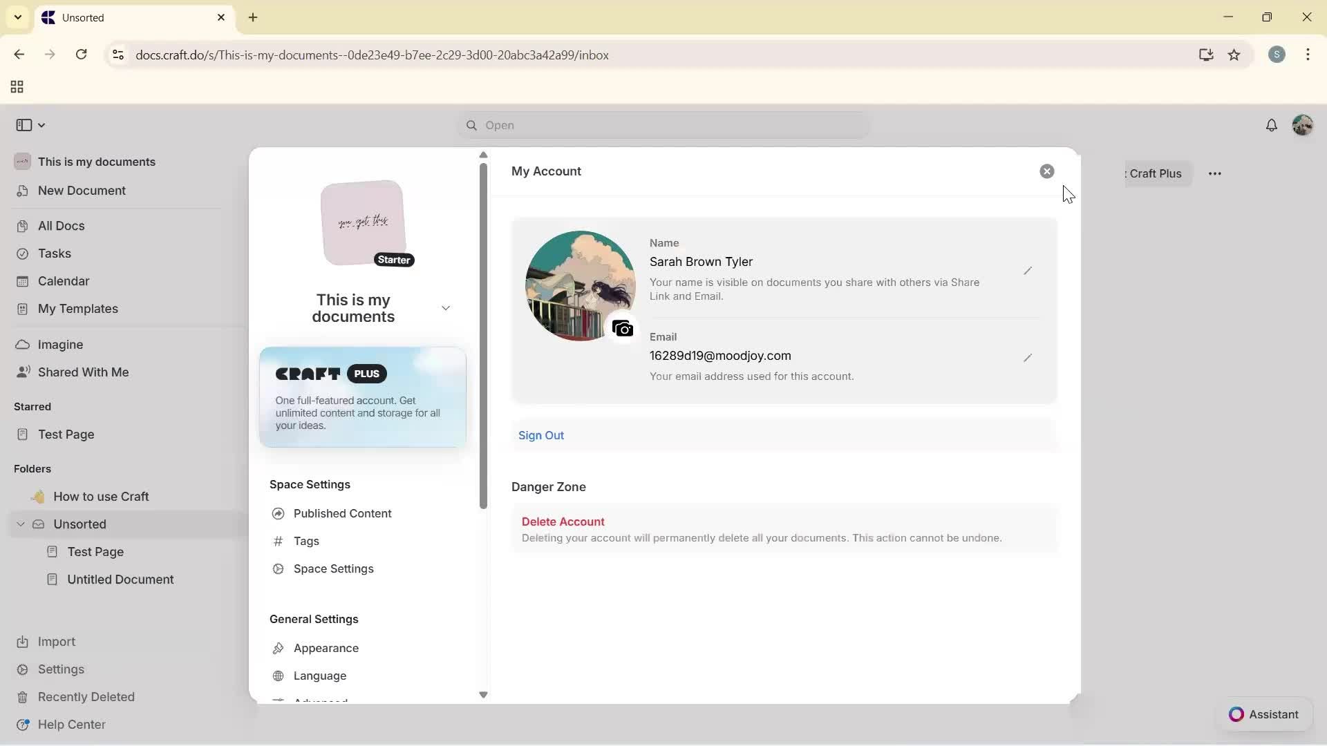 General browsing screenshot