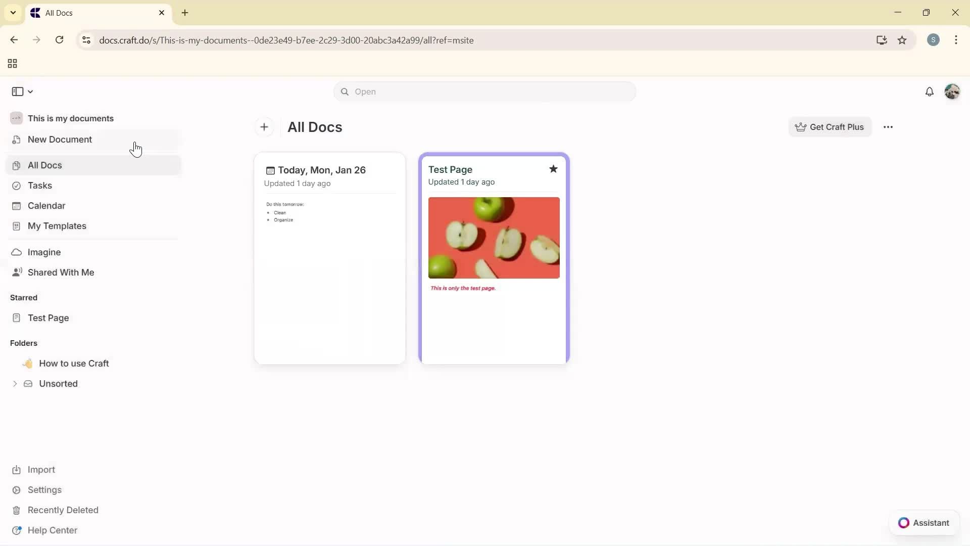 General browsing screenshot